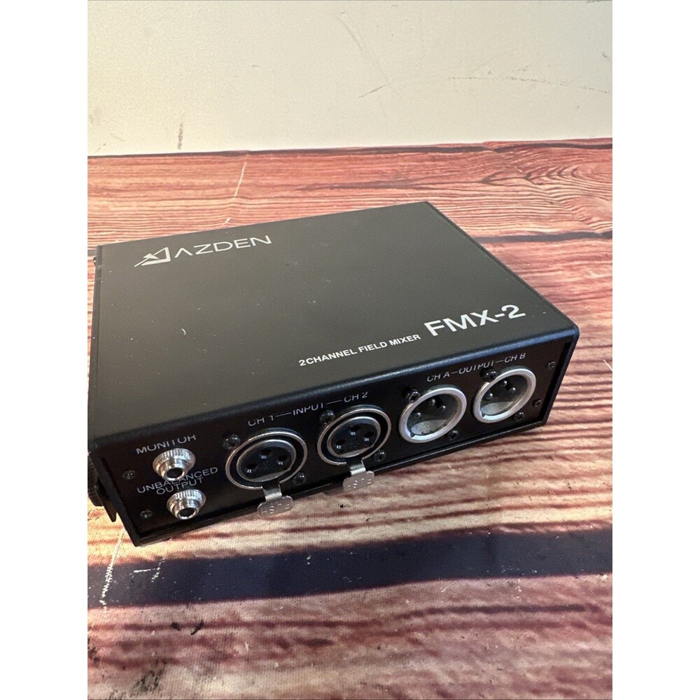 Azden FMX-2 2 Channel Field Mixer - TESTED - Picture 4 of 9